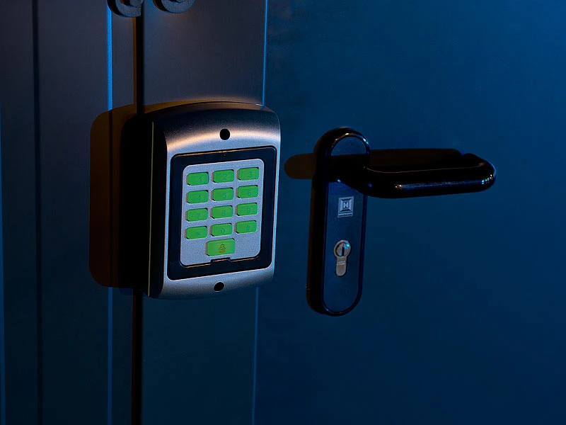 VisorTech Alarmanlage Dummy:Spritzwassergeschützte Alarmanlagen-Tastatur-Attrappe, IP44 - Image 3