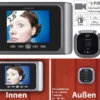 Somikon Türspion Kameras:Digitale Türspion-Kamera Mit Bewegungserkennung Und Akku