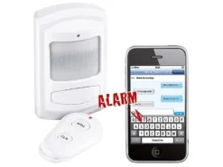 VisorTech Alarmanlage Simkarte:PIR-Bewegungsmelder Mit SIM-Karten-GSM-Funktion, Batteriebetrieb