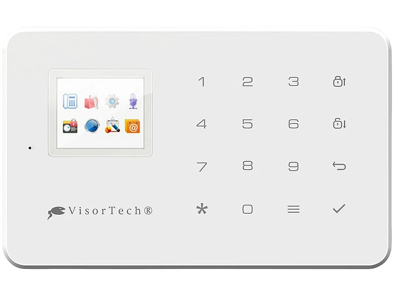 VisorTech Alarmanlage Haus:GSM-Alarmanlage Mit Funk-/Handy-Anbindung, 11-teiliges Starter-Set - Image 6