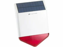 VisorTech GSM Alarmanlage:Autarke Solar-Funk-Alarmanlage Mit Sirene Und Licht-Warnsignal, 110 DB