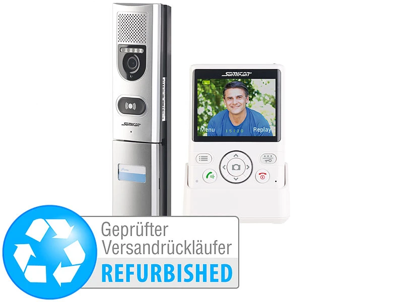 Somikon Sprechanlage:Funk-Türsprechanlage Mit Video-Übertragung (Versandrückläufer) - Image 2