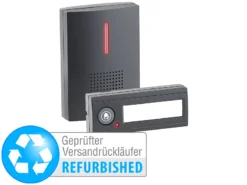 CASAcontrol Tür Funkklingel:Funk-Türklingel, Licht- & Ton-Signal, Versandrückläufer