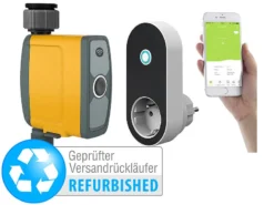 Royal Gardineer Bewässerungs-Ventile:WLAN-Bewässerungscomputer Mit App-Steuerung Versandrückläufer