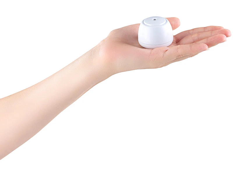 VisorTech Alarm Wasser:4er-Set Mini-Wassermelder, Lauter Alarm (85 DB), Batteriebetrieb, IP65 - Image 3