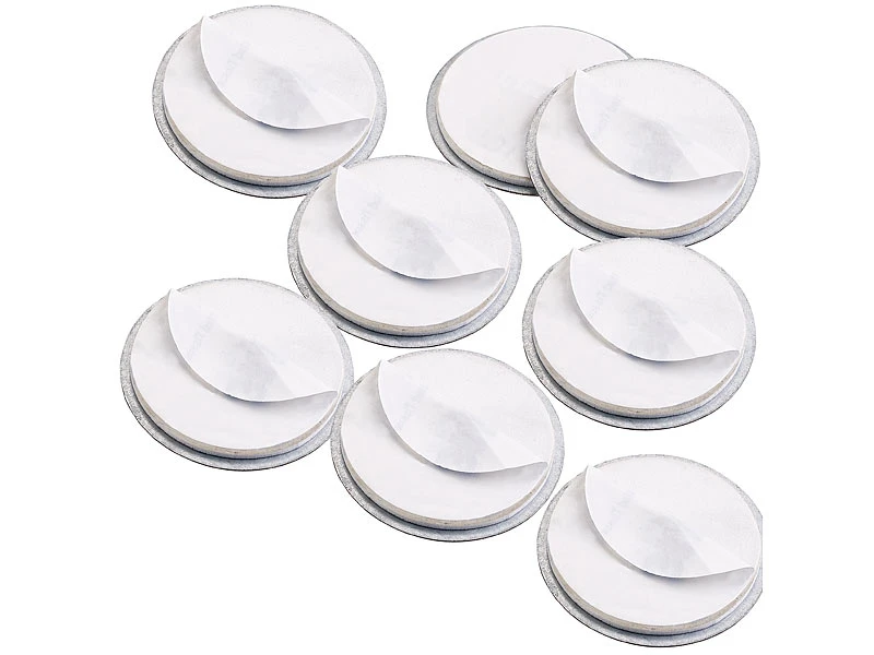 VisorTech Rauchmelder Befestigung:8er-Set Magnet-Befestigungssystem Für Mini-Rauchwarnmelder - Image 2