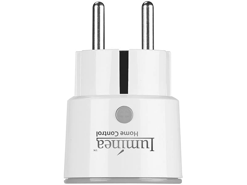 Luminea Home Control WLAN Stecker:2er-Set Mini WLAN-Steckdose, App, F. Amazon Alexa, Google Assist., 16A - Image 7