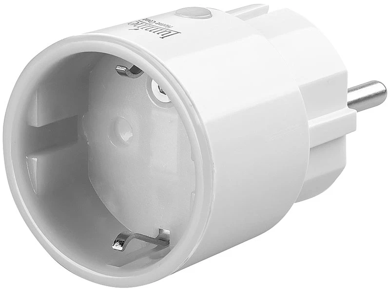 Luminea Home Control WLAN Stecker:2er-Set Mini WLAN-Steckdose, App, F. Amazon Alexa, Google Assist., 16A - Image 8