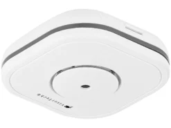 VisorTech CO Melder Vernetzbar:Vernetzbarer Funk-Kohlenmonoxidmelder Für Warnsystem WMS-250, Bis 100m