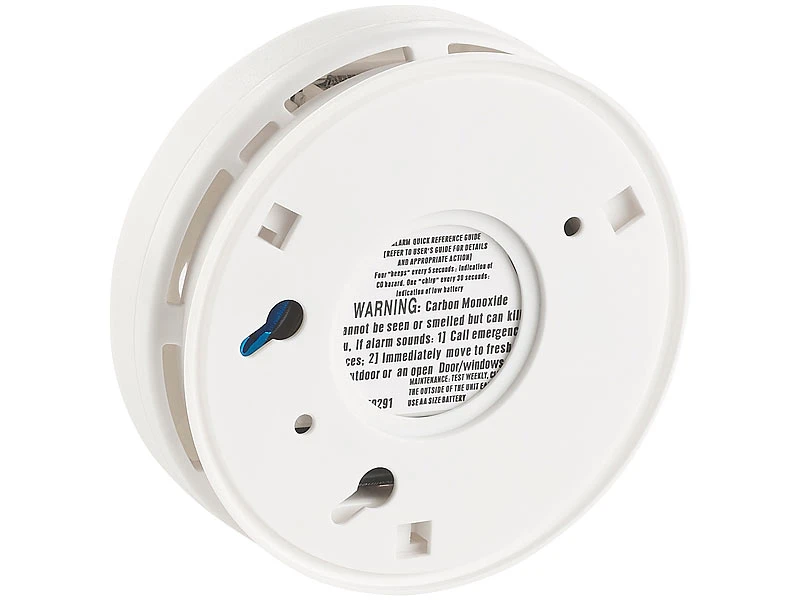 VisorTech Kohlenmonoxydmelder:Digit. Kohlenmonoxid-Melder, LCD-Display, 85dB, EN 50291, 5er-Set - Image 3