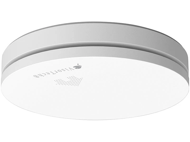 VisorTech Rauchmelder VdS:5er-Set Fotoelektrische Slim-Rauchwarnmelder, 10-Jahres-Batterie, VDS - Image 5