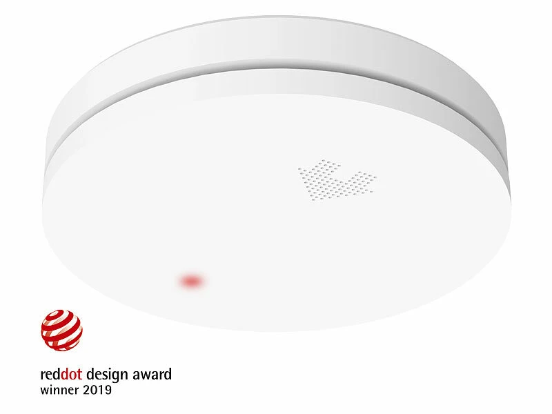 VisorTech Rauchmelder VdS 10 Jahre:Fotoelektrischer Rauchmelder, 10-J.-Batterie, VDS, Red Dot, Superslim - Image 2