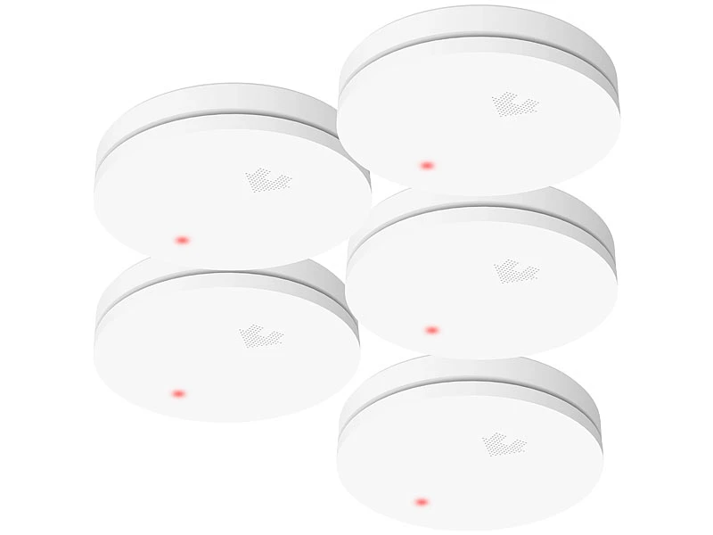 VisorTech Rauchmelder 10 Jahre VdS:Fotoelektrischer Rauchwarnmelder, 10-J.-Batterie, VDS, 10er-Set - Image 9