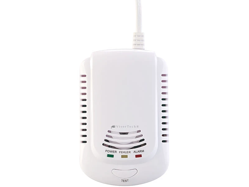 VisorTech Gasalarm:Multi-Gasmelder Für Haushaltsübliche Gase, Mit 3 Funktions-LEDs, 85 DB - Image 6