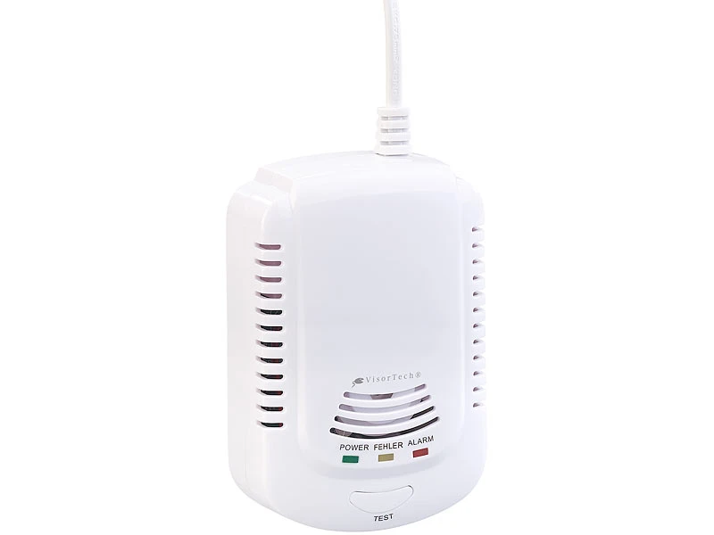 VisorTech Gasalarm:Multi-Gasmelder Für Haushaltsübliche Gase, Mit 3 Funktions-LEDs, 85 DB - Image 7