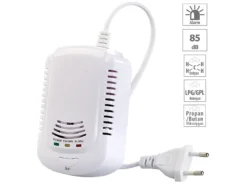 VisorTech Gasalarm:Multi-Gasmelder Für Haushaltsübliche Gase, Mit 3 Funktions-LEDs, 85 DB