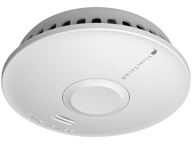 VisorTech Feuermelder Funk:3er-Set Vernetzbare Funk-Rauchmelder, 85 DB, VdS, 10-J.-Batterie - Image 3