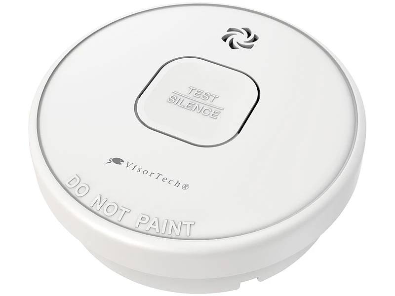 VisorTech Rauchwarner:Fotoelektrischer Rauchwarnmelder, UV-fest, 10-J.-Batterie, 85 DB, VdS - Image 12