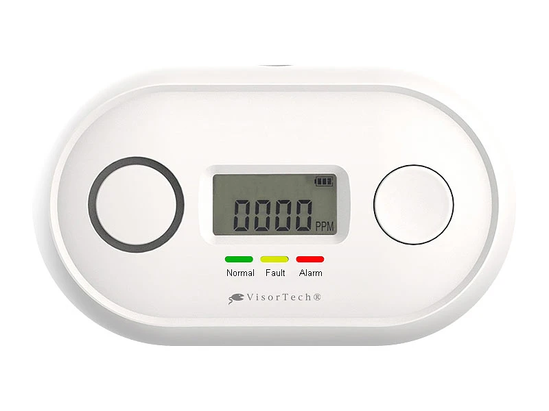 VisorTech Kohlenmonoxid Warner:WLAN-Kohlenmonoxid-Melder, LCD-Display, App, 85dB, Gem. DIN EN 50291-1 - Image 10