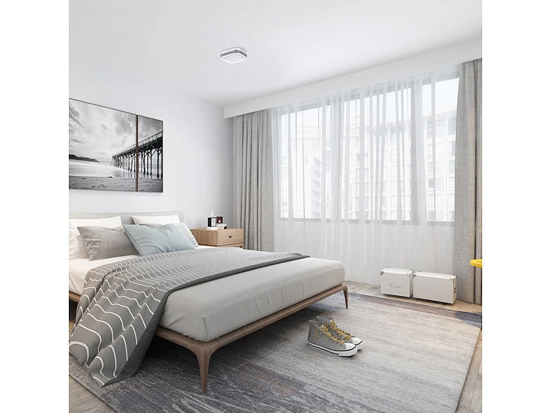 VisorTech Rauchmelder WLAN, App:Kompakter WLAN-Design-Rauchmelder Versandrückläufer - Image 5