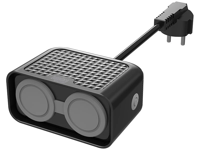 Luminea Home Control Aussensteckdose:Outdoor-WLAN-2-fach-Steckdose Komp. Zu Amazon Alexa & Google Assistant - Image 6