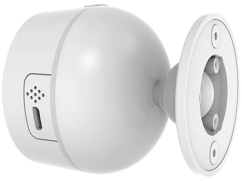 Luminea Home Control Temperaturfühler:3in1-WLAN-PIR-Bewegungsmelder, Temperatur- & Luftfeuchtigkeits-Sensor - Image 7