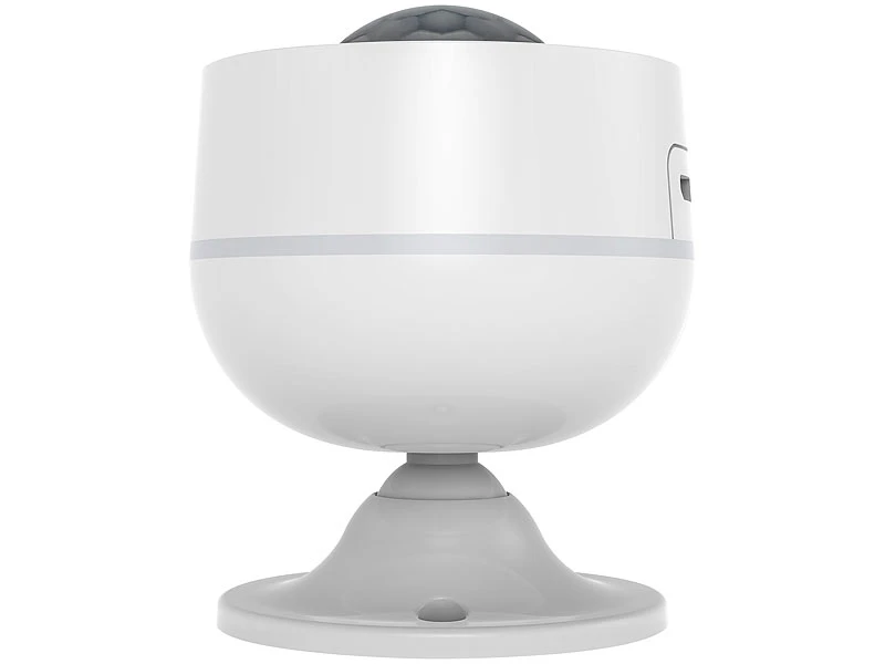 Luminea Home Control WLAN Thermostat:2er-Set WLAN-Bewegungsmelder, Temperatur- & Luftfeuchtigkeits-Sensor - Image 13