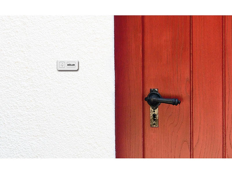 Somikon Klingel:WLAN-Steckdosen-Empfänger & Kinetischer Klingelknopf, App, 100m, 80dB - Image 18