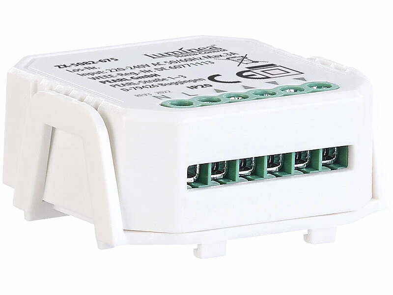Luminea Home Control WLAN Rolladenschalter:2er-Set WLAN-Unterputzmodule Für Smarte Rollladen, App & Sprachbefehl - Image 6