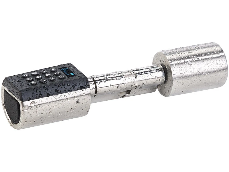 VisorTech Schloss:Elektronischer Tür-Schließzylinder, Transponder, App, IP65, M Gateway - Image 6