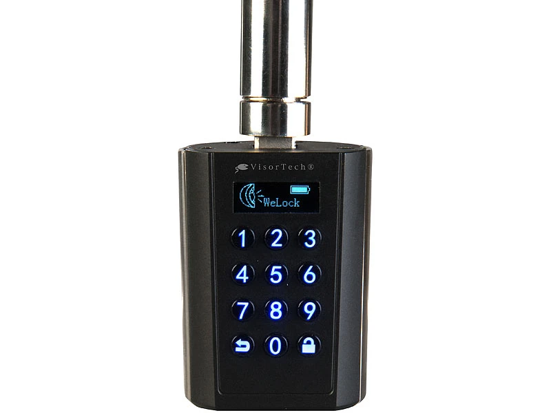 VisorTech Türzylinder:Elektronischer Tür-Schließzylinder, Transponder, Bluetooth & App, IP65 - Image 6