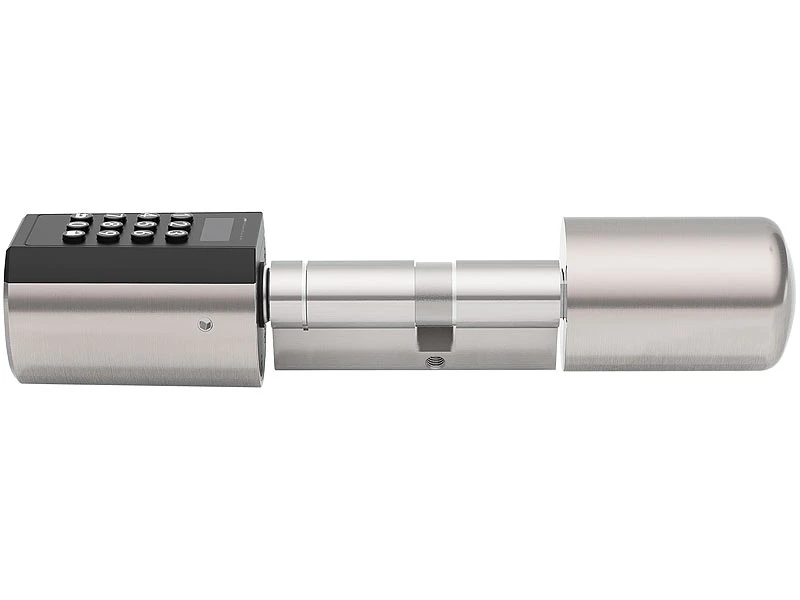 VisorTech Türzylinder:Elektronischer Tür-Schließzylinder, Transponder, Bluetooth & App, IP65 - Image 9