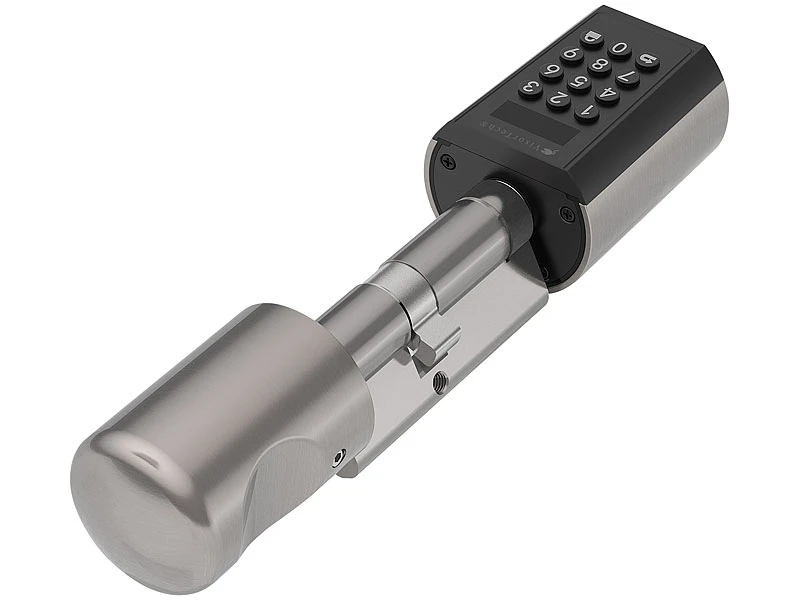 VisorTech Türzylinder:Elektronischer Tür-Schließzylinder, Transponder, Bluetooth & App, IP65 - Image 7