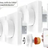 Luminea Home Control Alexa Dimmer-Schalter:4er WLAN-Lichtschalter & Dimmer Mit Dreh-/Drück-Funktion Und App