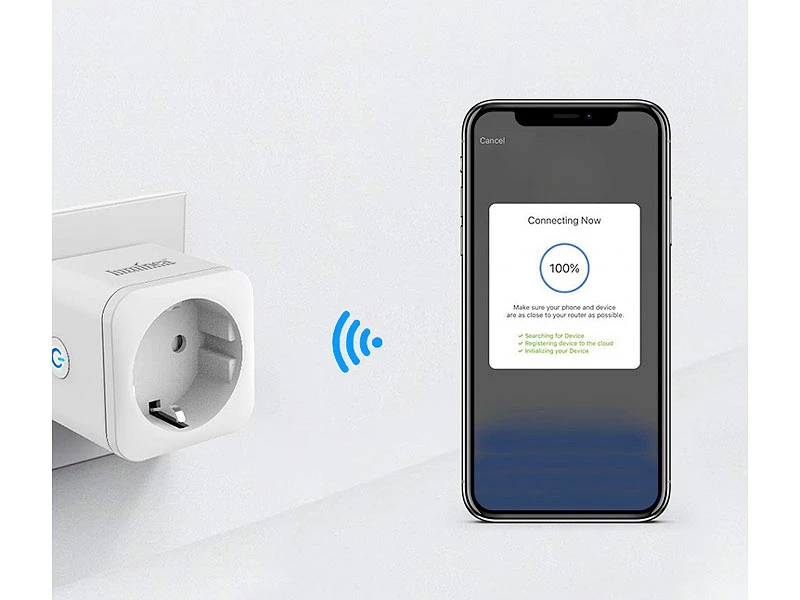 Luminea Home Control Smarte Steckdose:2er-Set WLAN-Steckdosen, Apple-HomeKit-zertifiziert, Sprachsteuerung - Image 11