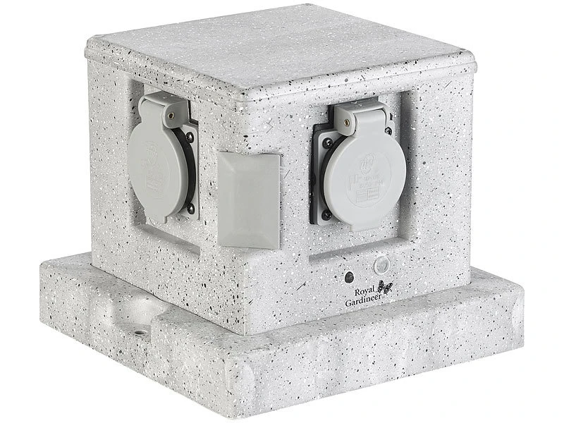 Royal Gardineer Gartensteckdose Smart:4-fach-WLAN-Garten-Steckd., App, Sprachbef., 16 A, 3.680 W, IP44 4er- - Image 8