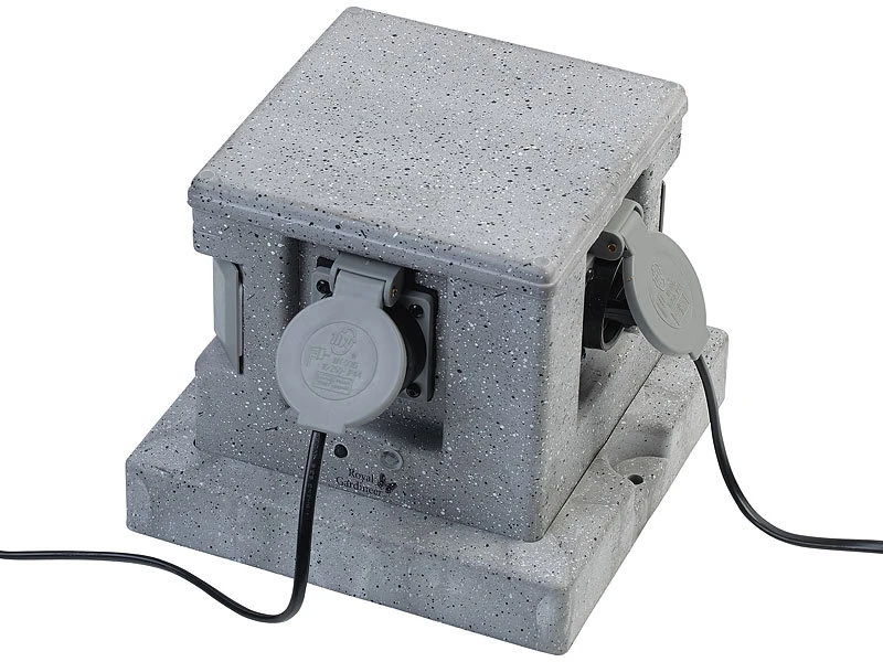 Royal Gardineer Gartensteckdose Smart:4-fach-WLAN-Garten-Steckd., App, Sprachbef., 16 A, 3.680 W, IP44 4er- - Image 7