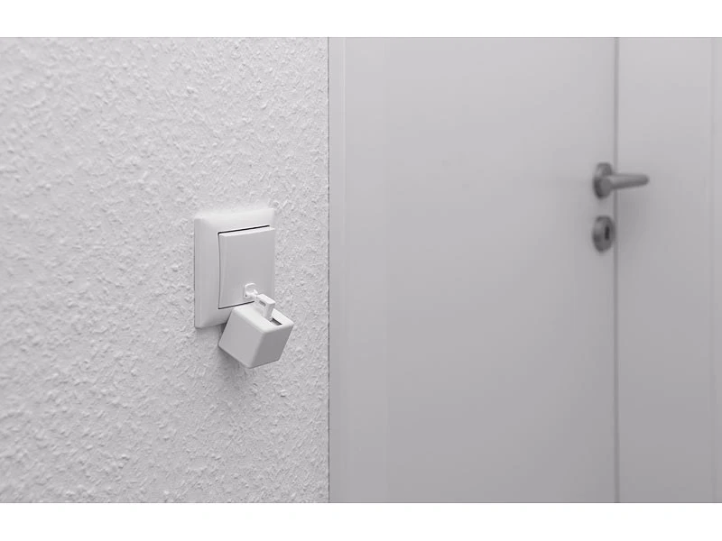 Luminea Home Control Smarter Schalter Aufsatz:Schalt-Aufsatz Für Kippschalter & Taster, Bluetooth Mit WLAN Gateway - Image 14