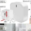 Luminea Home Control Smarter Schalter Aufsatz:Schalt-Aufsatz Für Kippschalter & Taster, Bluetooth Mit WLAN Gateway
