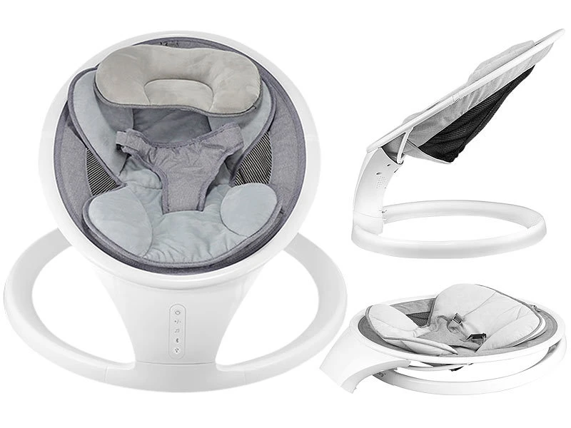 Cybaby Wippe:Smarte Babywippe Aus Aluminium, Bluetooth, WLAN, Touch-Tasten Und App - Image 4