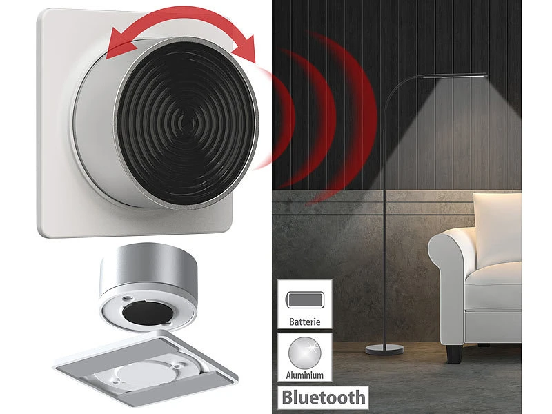 Luminea Home Control Dimmer LED:Mobiler Smarter Lichtschalter Und Dimmer Für Lampen LAV-165/175.rgbw