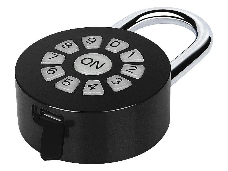 Xcase Vorhängeschloss Code:4er Metall-Vorhängeschloss Mit Zahlencode Und App, Bluetooth, IP65 - Image 5