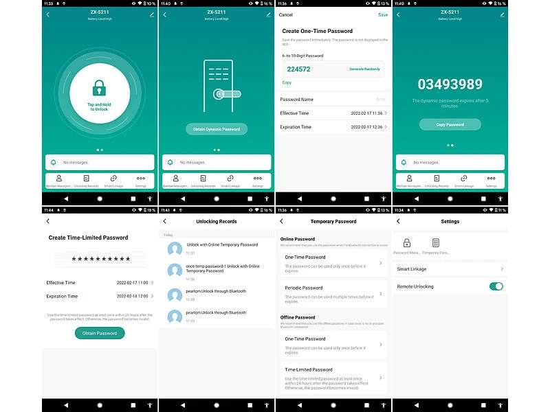 Xcase Kisten-Schloss:4er Metall-Vorhängeschloss Mit Zahlencode Und App, Versandrückläufer - Image 6