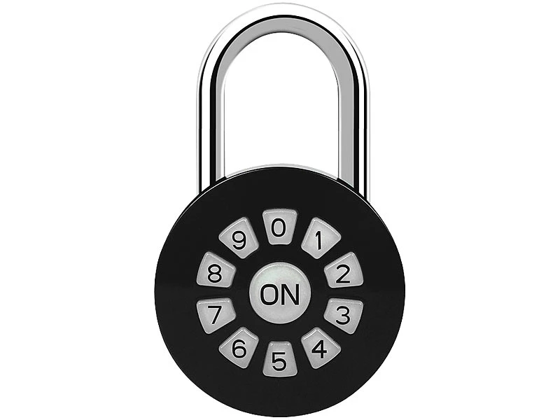 Xcase Vorhängeschloss Code:4er Metall-Vorhängeschloss Mit Zahlencode Und App, Bluetooth, IP65 - Image 8