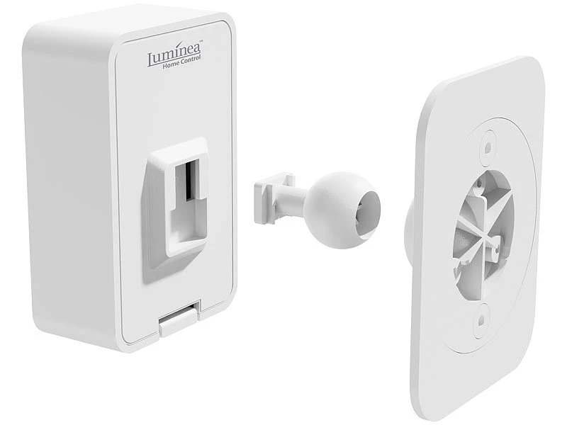 Luminea Home Control PIR Funkmelder:4er-Set ZigBee-PIR-Bewegungsmelder, 8 M Reichweite, App - Image 5