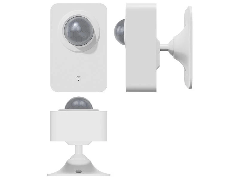Luminea Home Control PIR Sensor:ZigBee-PIR-Bewegungsmelder, 8 M Reichweite, 128° Erfassungswinkel, App - Image 6