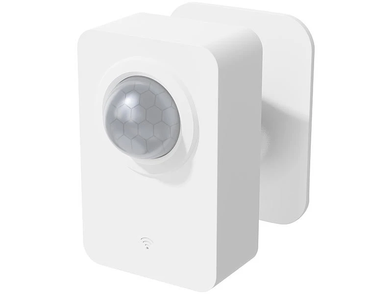 Luminea Home Control PIR Funkmelder:4er-Set ZigBee-PIR-Bewegungsmelder, 8 M Reichweite, App - Image 9