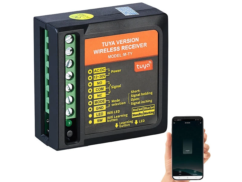 VisorTech Smarthome Türöffner:WLAN-Adapter Zur Sprach- Und App-Steuerung Elektronischer Tür-Öffner - Image 3