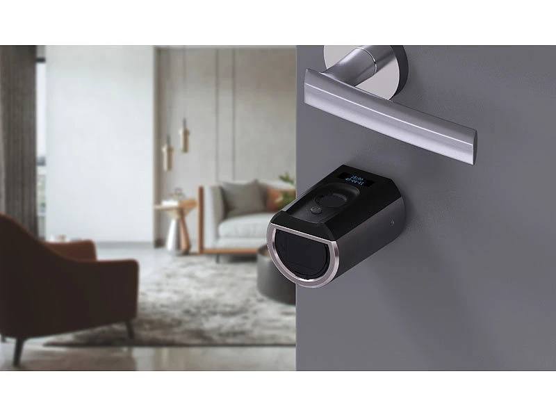 VisorTech Türschloss:Elektronischer Tür-Schließzylinder Mit WLAN-Gateway, Fingerscan, App - Image 5