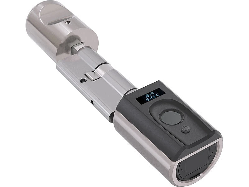 VisorTech Türschloss:Elektronischer Tür-Schließzylinder Mit WLAN-Gateway, Fingerscan, App - Image 10